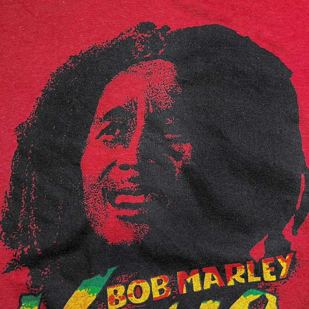 Bob Marley × Vintage Vintage Bob Marley 1980s Tee… - image 4