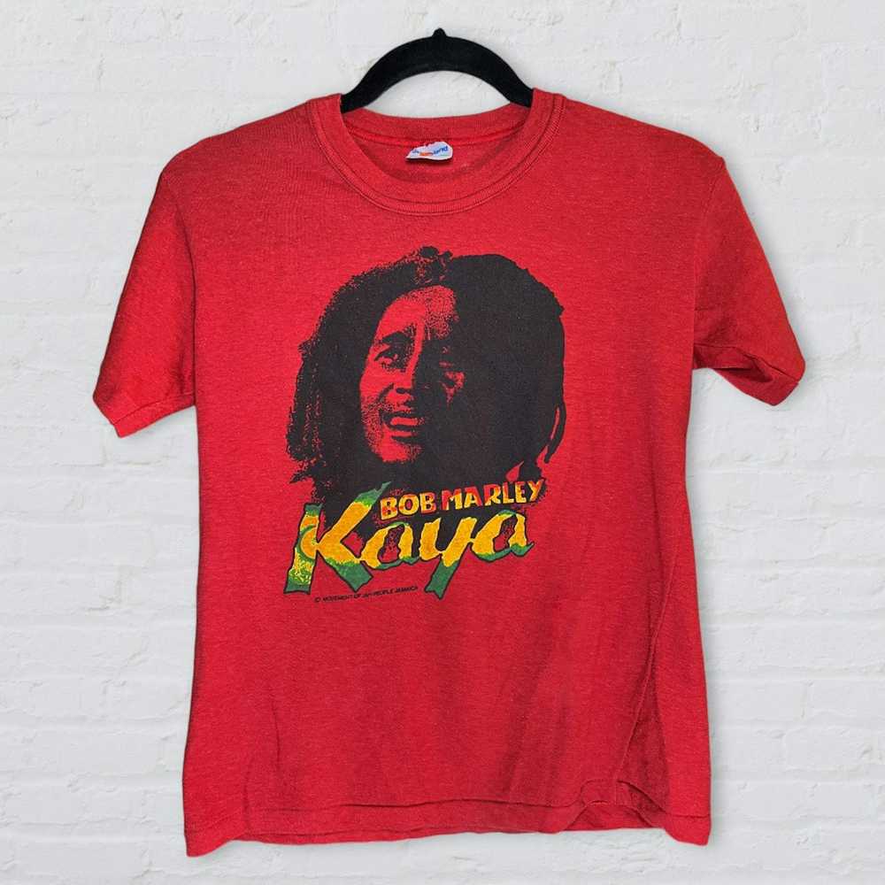 Bob Marley × Vintage Vintage Bob Marley 1980s Tee… - image 7