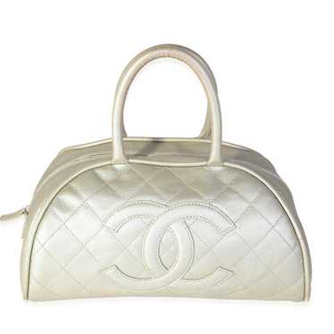 Chanel Chanel Metallic Quilted Caviar Timeless Bo… - image 1