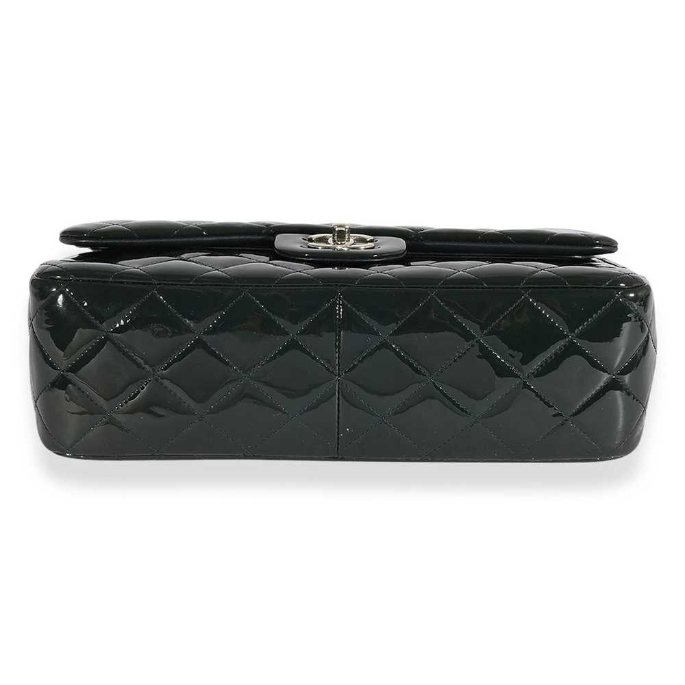 Chanel Chanel Navy Quilted Patent Leather Classic… - image 5