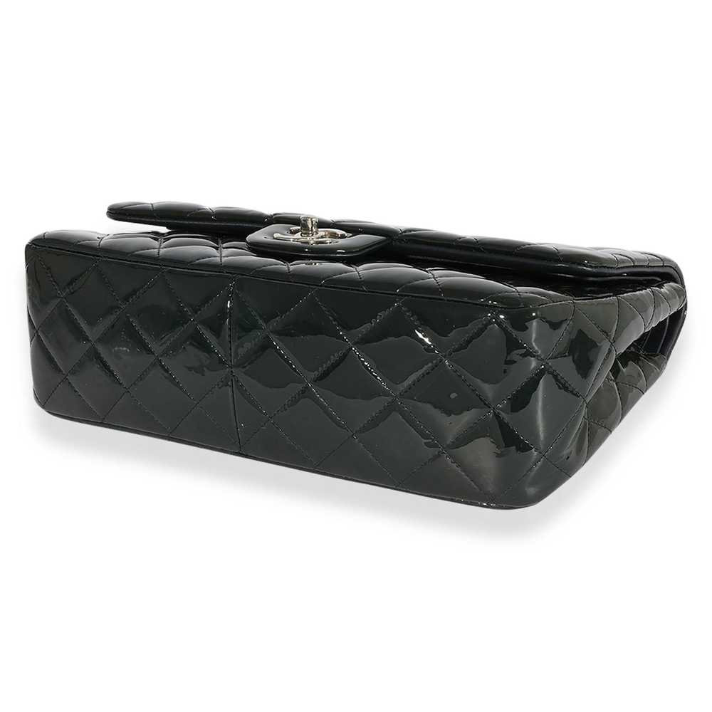 Chanel Chanel Navy Quilted Patent Leather Classic… - image 7