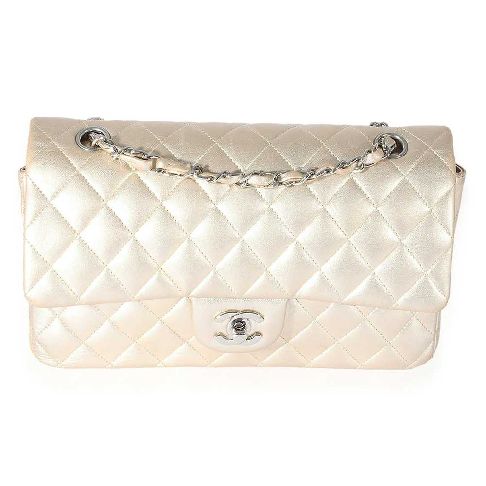 Chanel Chanel Metallic Gold Quilted Lambskin Medi… - image 1