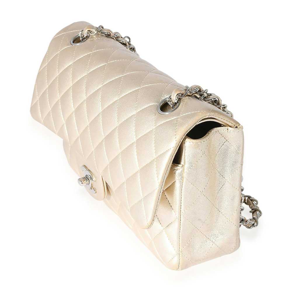 Chanel Chanel Metallic Gold Quilted Lambskin Medi… - image 2