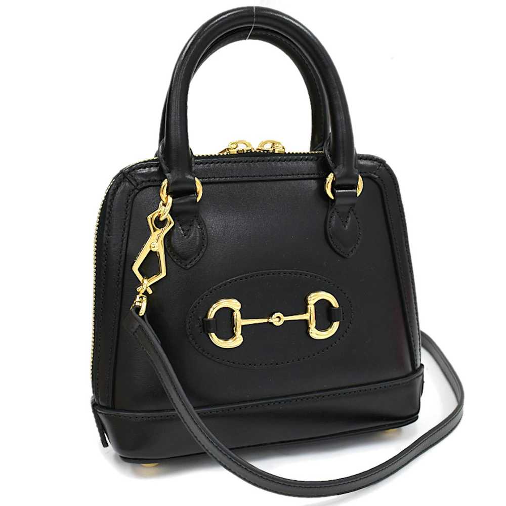 Gucci Gucci Horsebit Mini Top Handle 2way Shoulde… - image 1