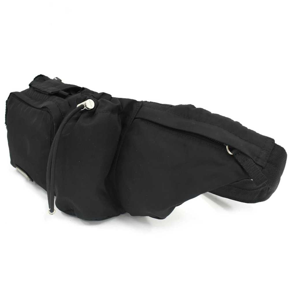 Prada Prada Belt Body Bag Nylon Black Trial Logo … - image 2