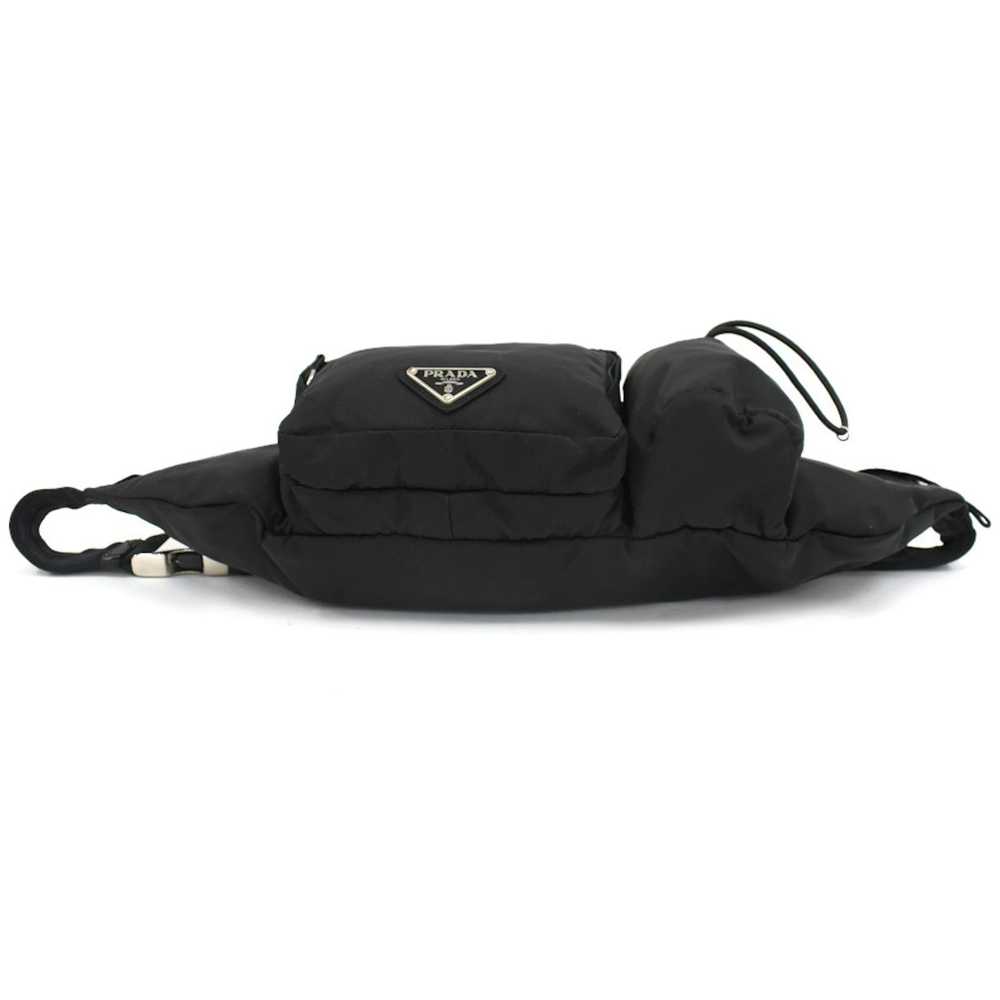 Prada Prada Belt Body Bag Nylon Black Trial Logo … - image 5