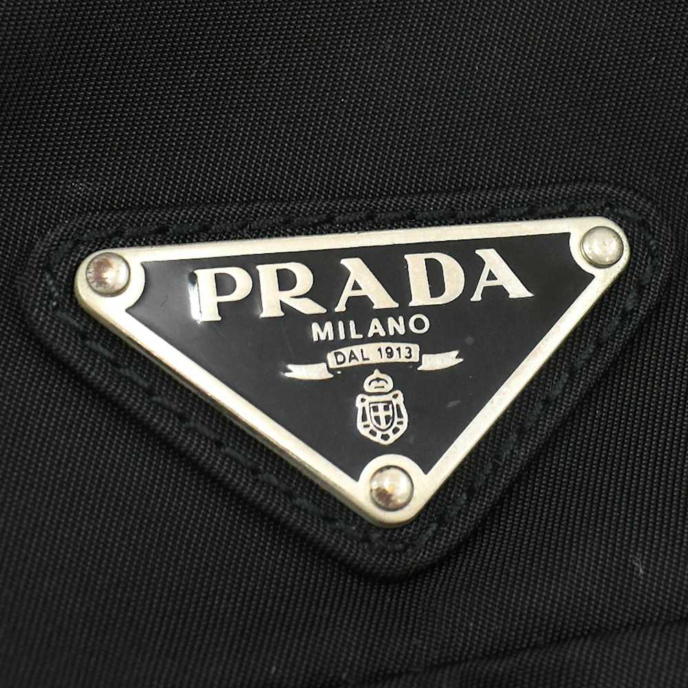 Prada Prada Belt Body Bag Nylon Black Trial Logo … - image 9