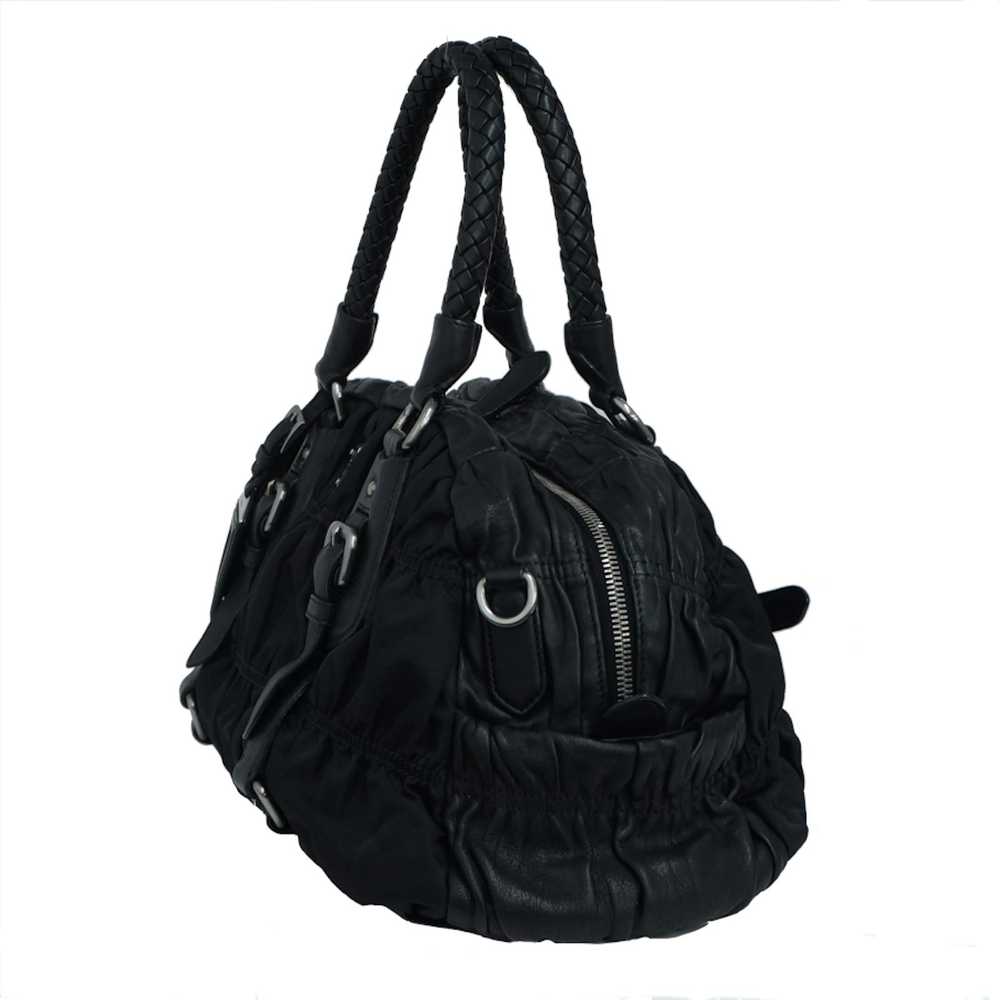 Prada Prada Handbag 2way Bag Nylon Leather Black - image 2