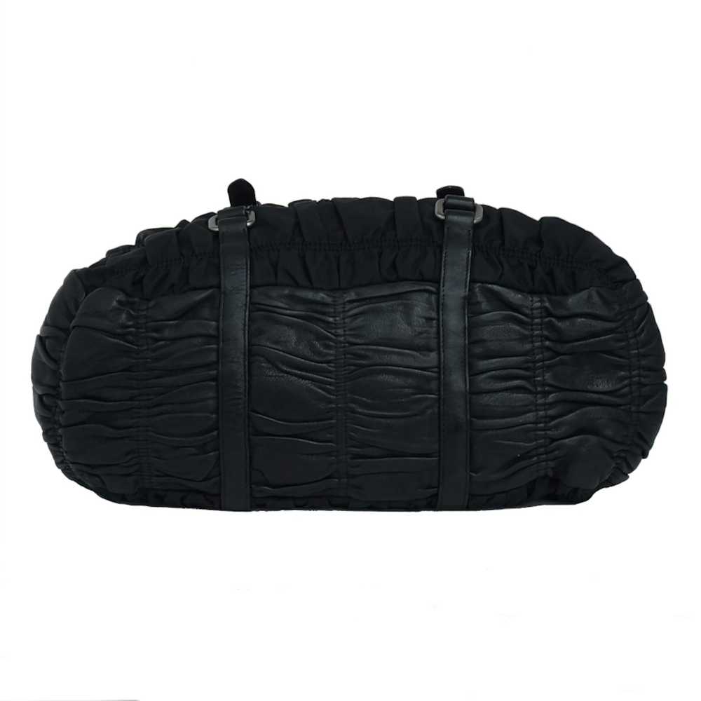 Prada Prada Handbag 2way Bag Nylon Leather Black - image 4
