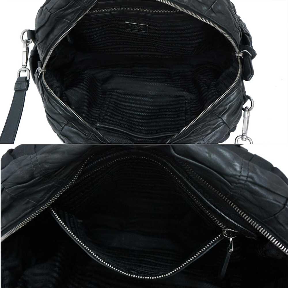 Prada Prada Handbag 2way Bag Nylon Leather Black - image 8