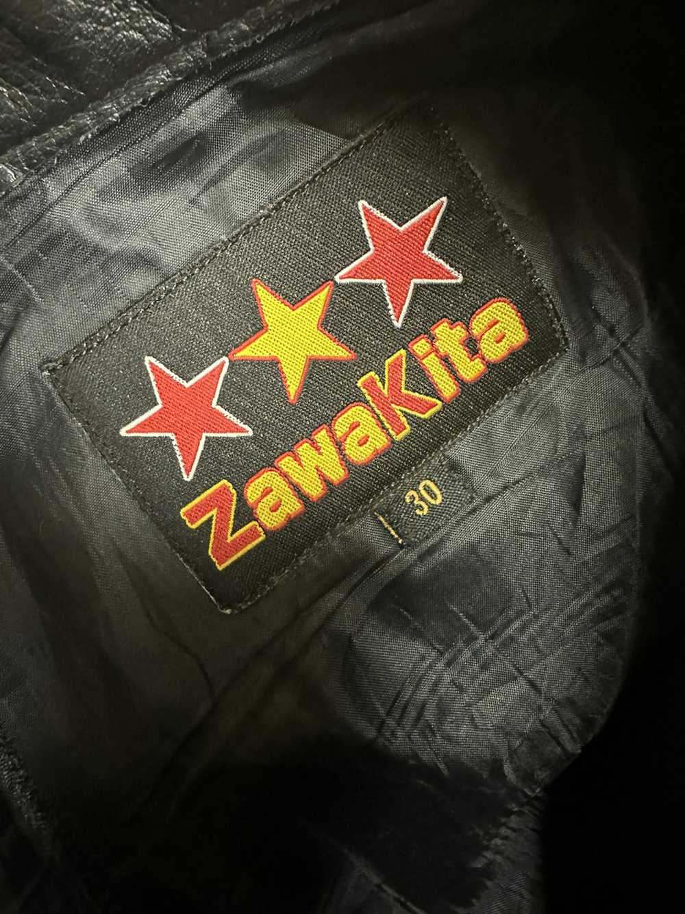 Leather × Vanson Leathers × Vintage Zawakita leat… - image 3