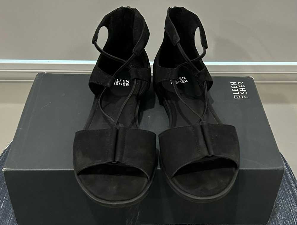 Eileen Fisher Eileen Fisher Rose Nubuck Sandals - image 3