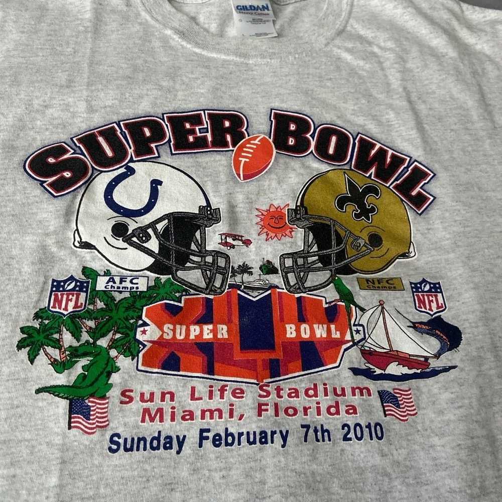 Colts vs saints Super Bowl shirt - image 2