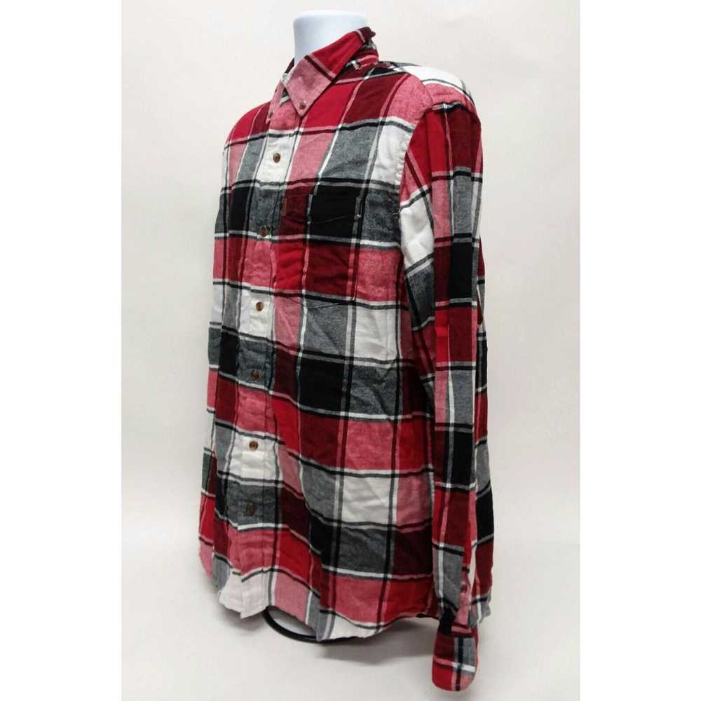 Chaps Men's XL Chaps Long Sleeve Red Plaid Pocket… - image 2
