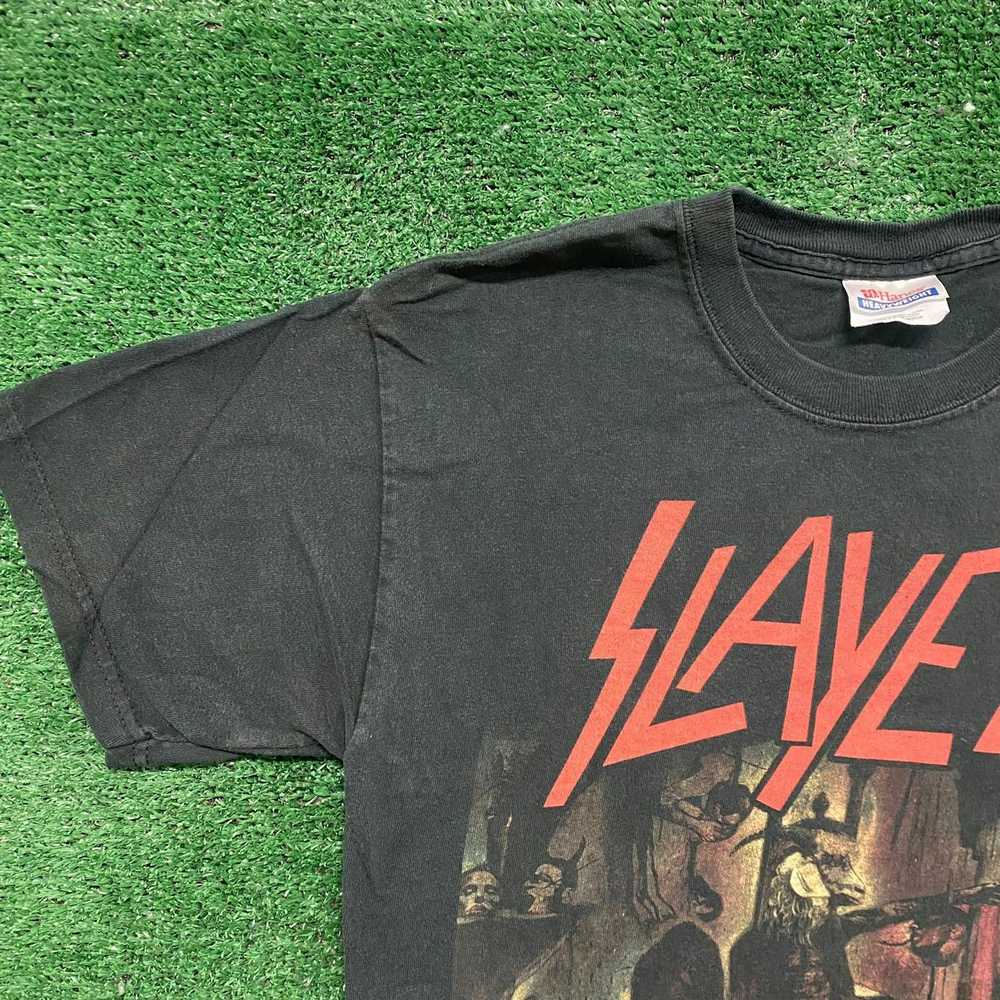 Band Tees × Rock T Shirt × Slayer Vintage Y2K Sla… - image 2