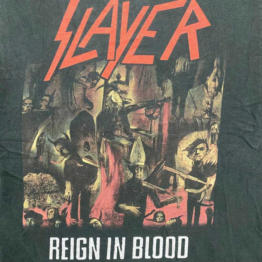 Band Tees × Rock T Shirt × Slayer Vintage Y2K Sla… - image 3