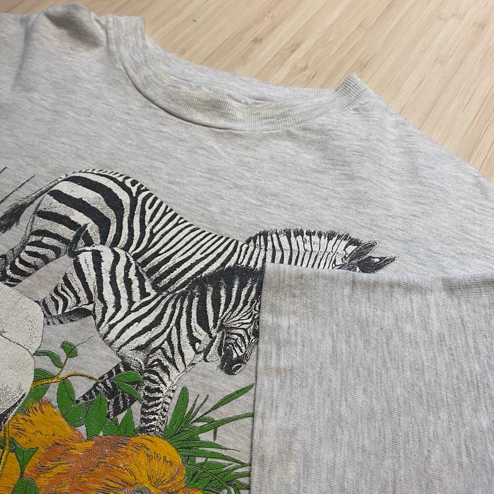 Vintage animal zoo shirt - image 3