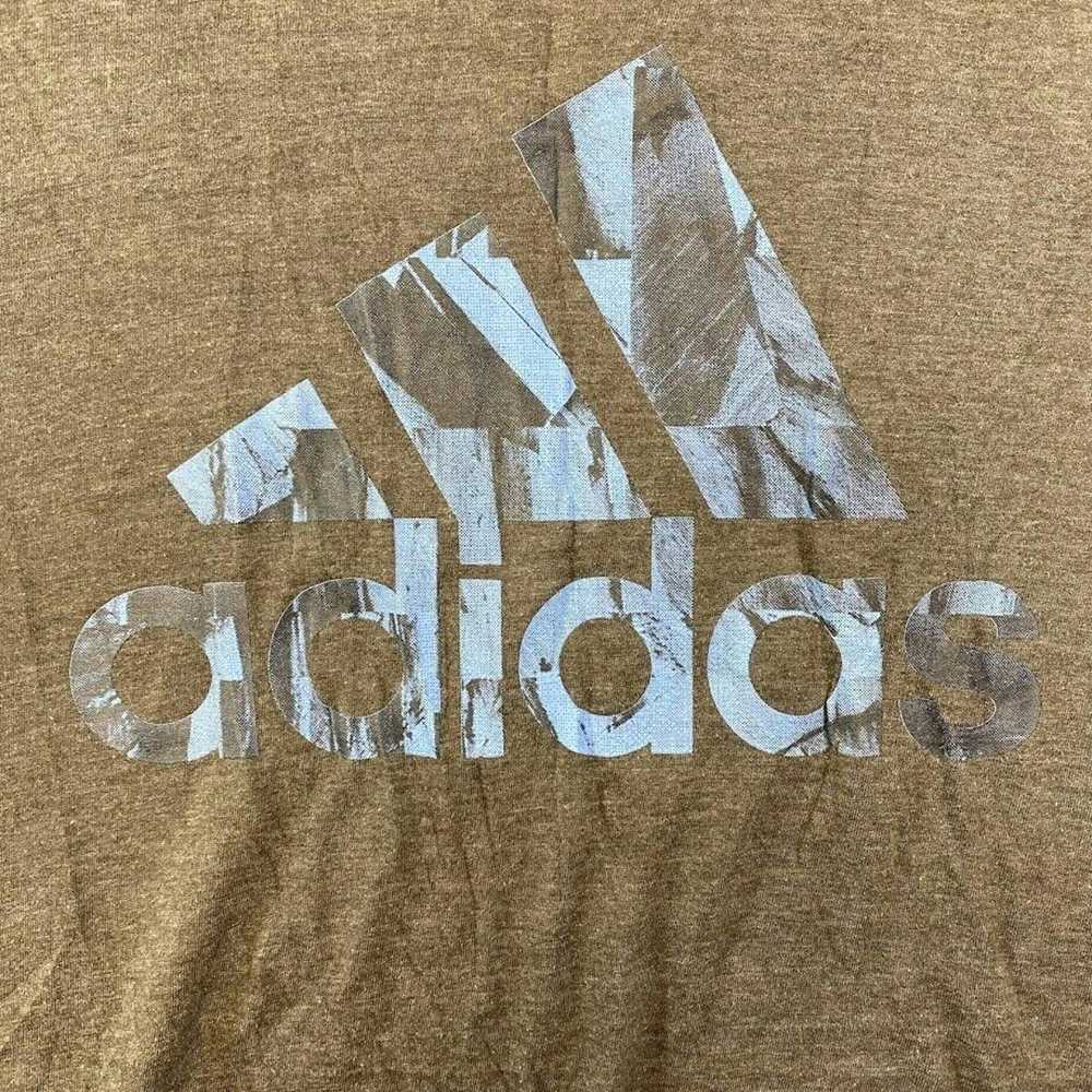 Adidas Adidas Logo Sportswear Tee Thrifted Vintag… - image 4