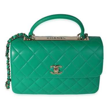 Chanel Chanel Kelly Green Quilted Lambskin Medium… - image 1