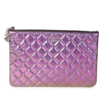 Chanel Chanel Iridescent Purple Quilted Calfskin … - image 1