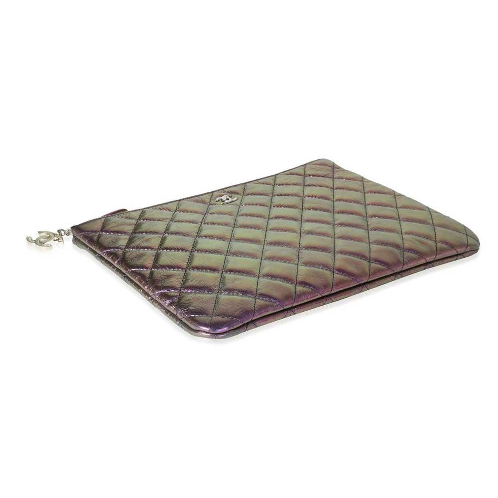 Chanel Chanel Iridescent Purple Quilted Calfskin … - image 6