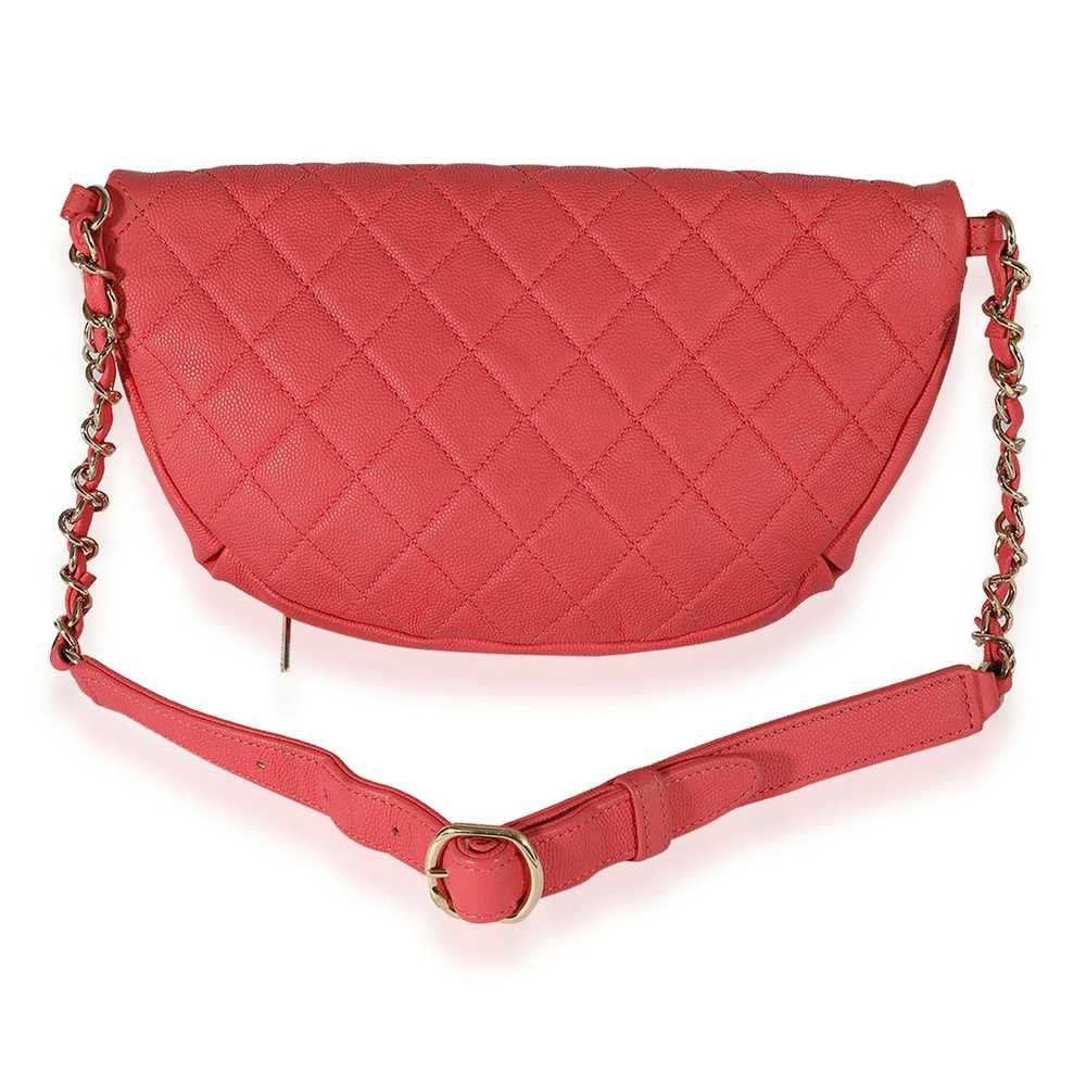 Chanel Chanel Coral Quilted Caviar Business Affin… - image 3