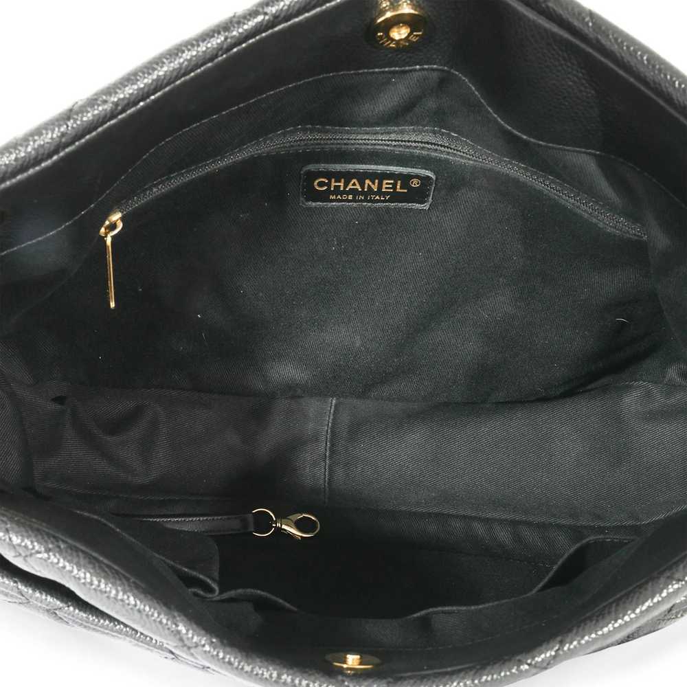 Chanel Chanel CC Soft Timeless Black Caviar Tote - image 4