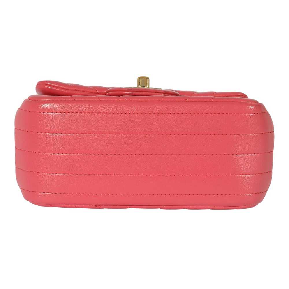 Chanel Chanel Chevron Pink Lambskin Mini Flap Bag - image 5