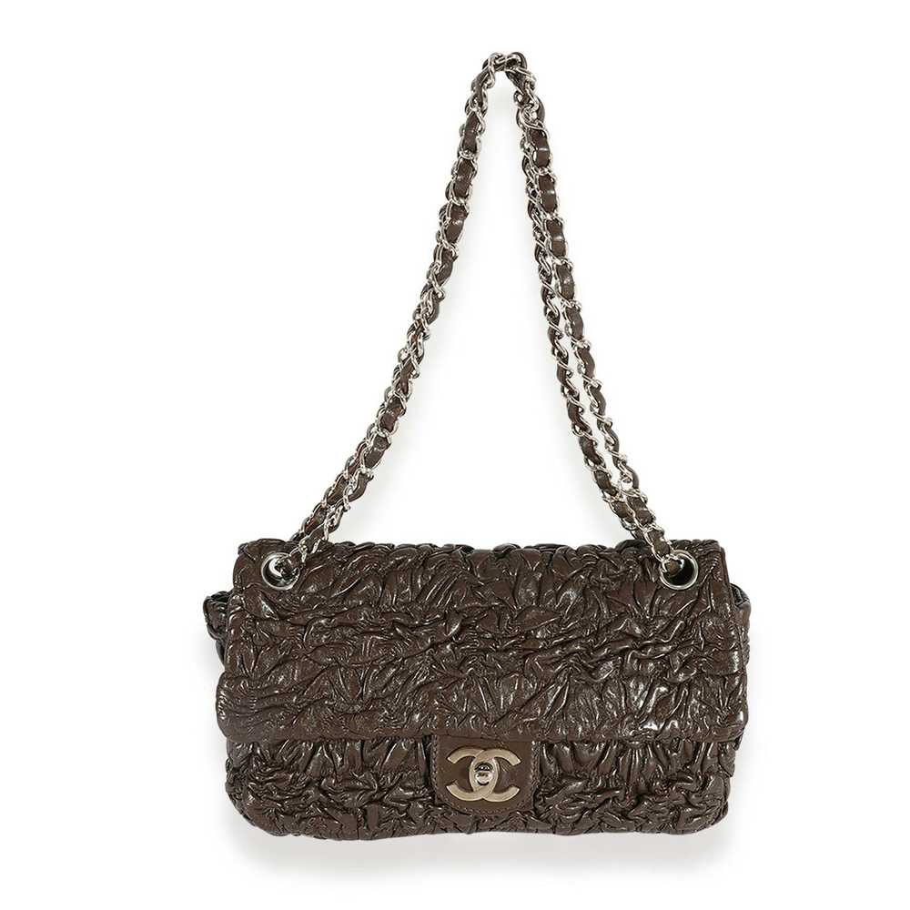 Chanel Chanel Brown Leather Astrakhan Single Flap… - image 7