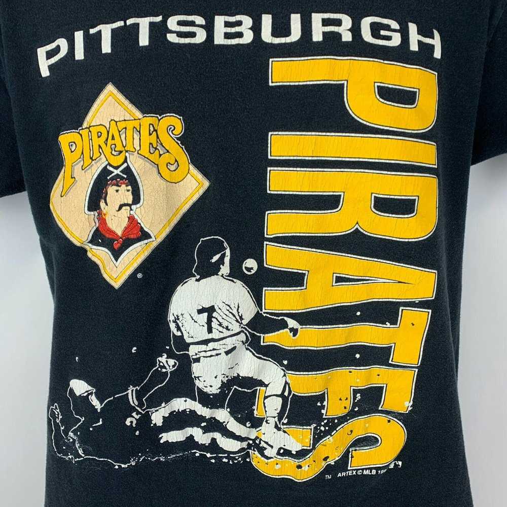 Vintage Pittsburgh Pirates Vintage 90s T Shirt Me… - image 6