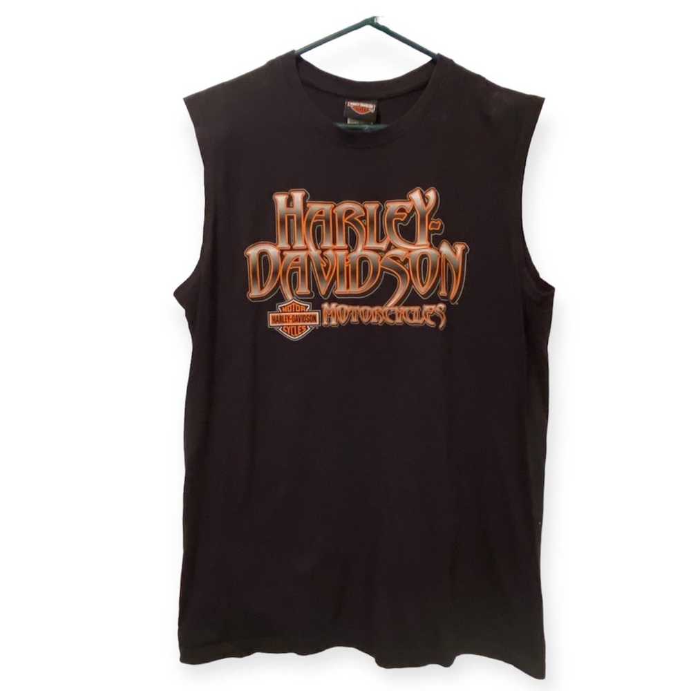 Harley Davidson T-Shirt Mens Size XL Sleeveless N… - image 2