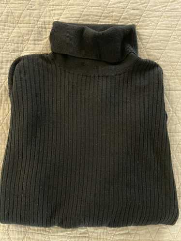 Neiman Marcus × Vintage Ribbed Knit Wool Turtlenec