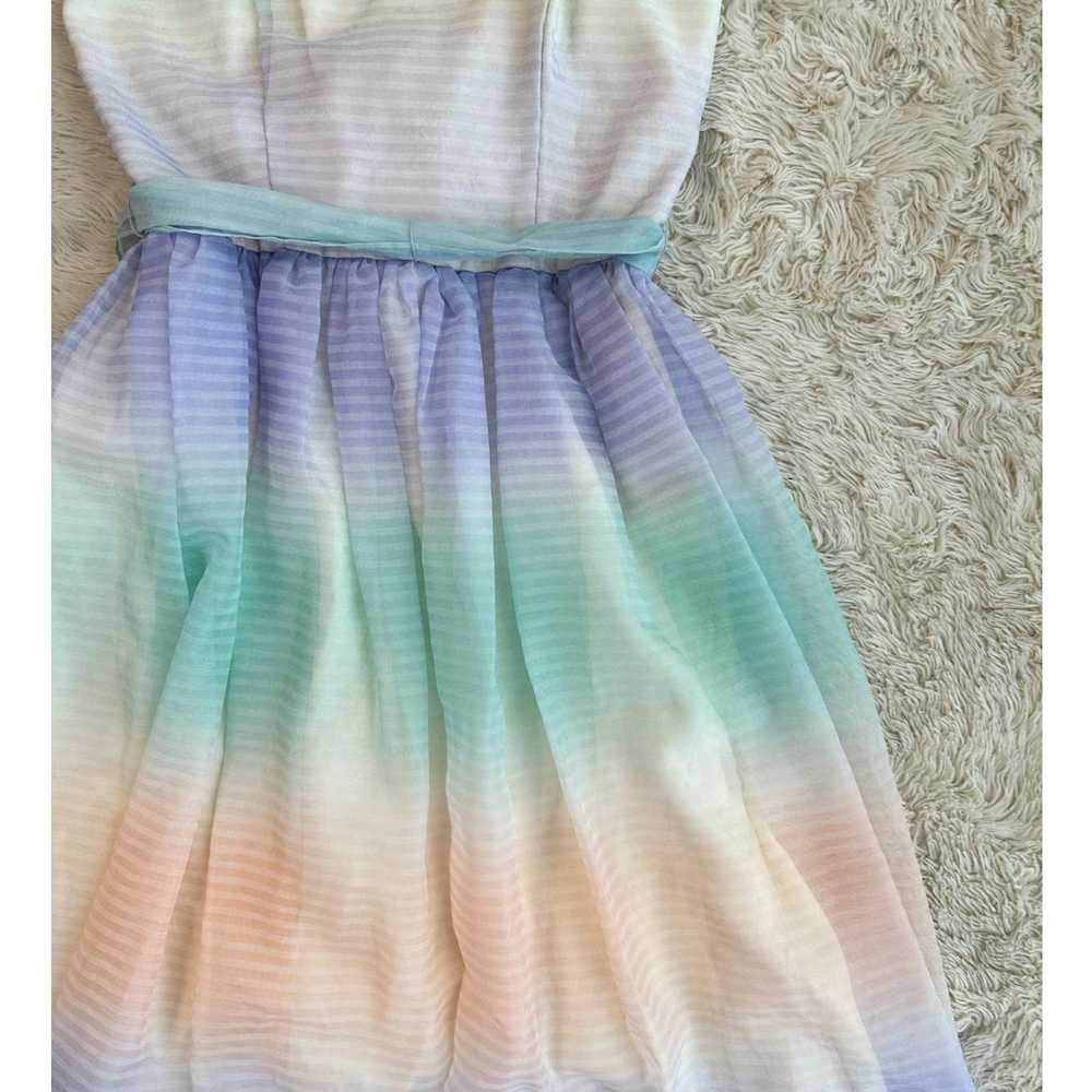 Vintage 70’s Pastel Rainbow Ombré Prom Homecoming… - image 11