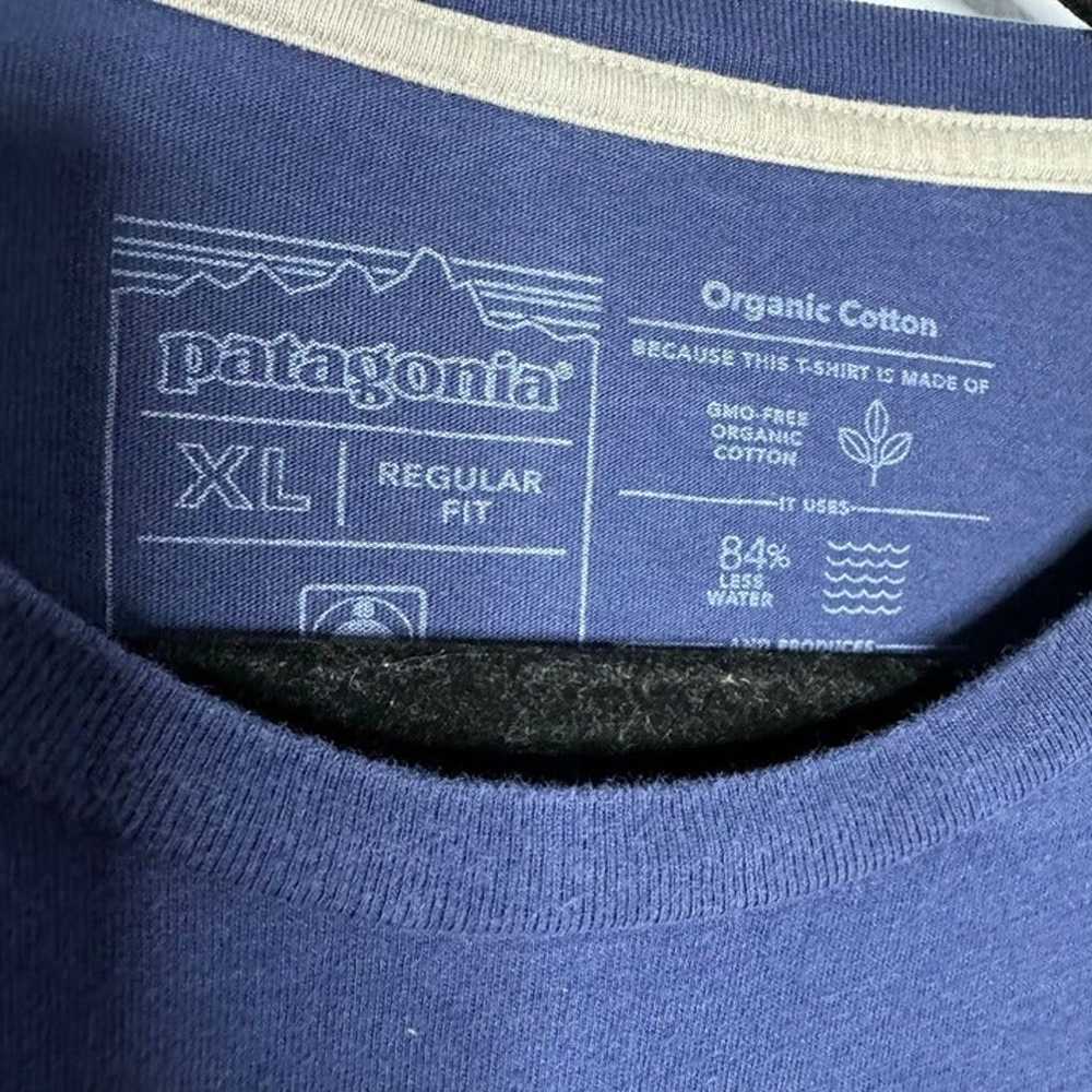 Patagonia M's Fitz Roy Scope Organic T-shirt Blue - image 4