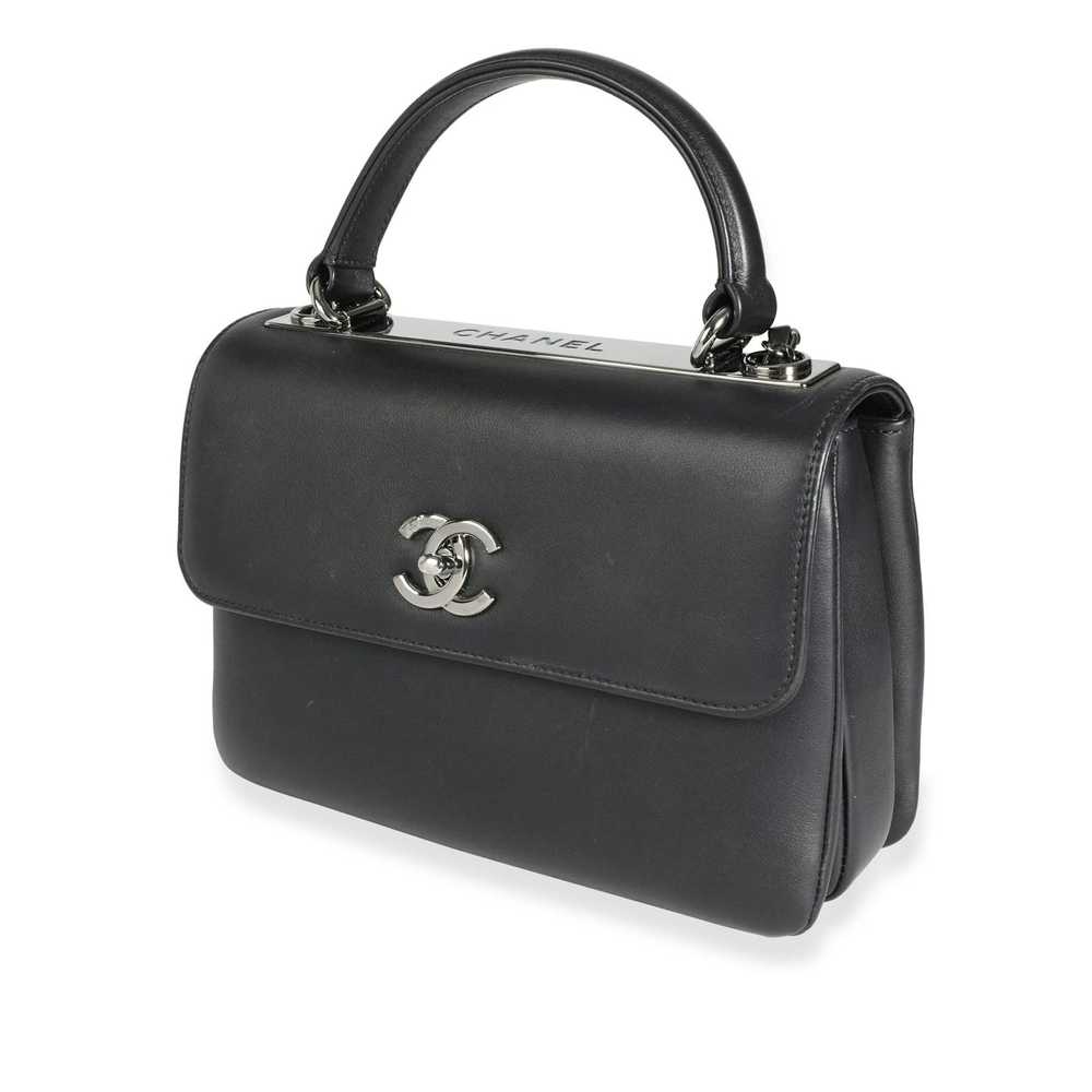 Chanel Chanel Black Smooth Calfskin Small Trendy … - image 2