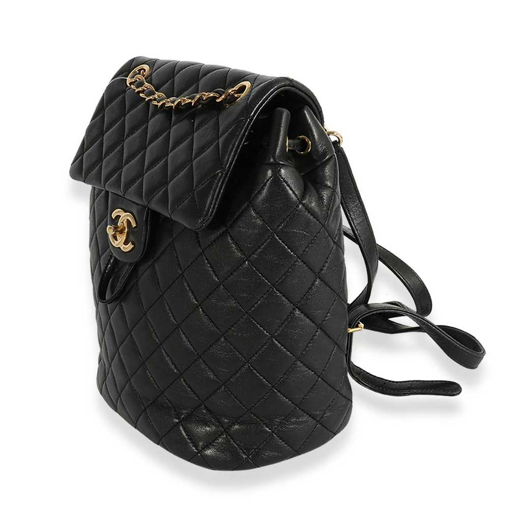 Chanel Chanel Black Quilted Lambskin Small Urban … - image 2