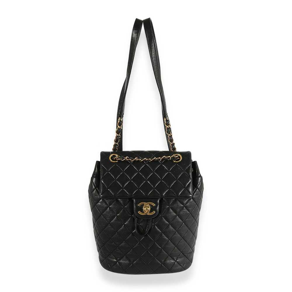 Chanel Chanel Black Quilted Lambskin Small Urban … - image 3