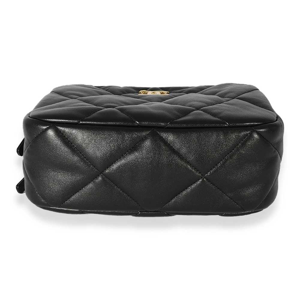 Chanel Chanel Black Quilted Lambskin Small Bowlin… - image 5