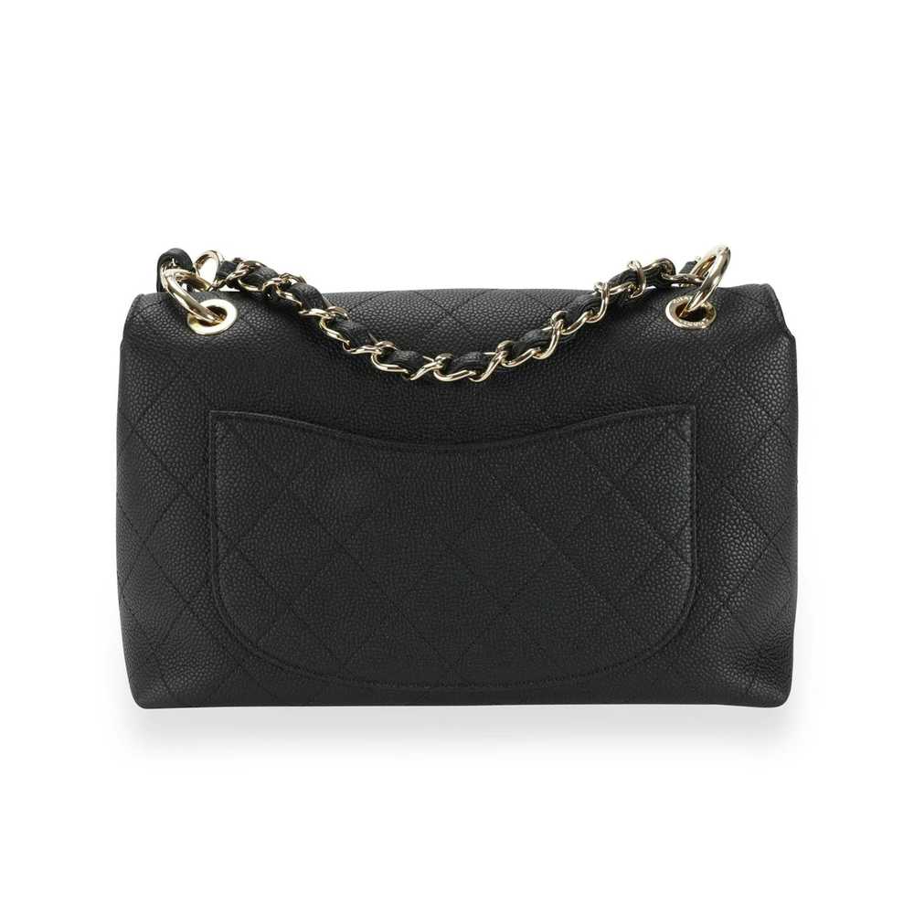 Chanel Chanel Black Quilted Grained Calfskin Flap… - image 3