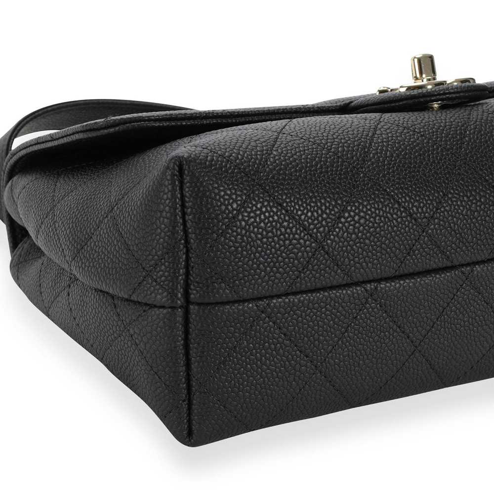 Chanel Chanel Black Quilted Grained Calfskin Flap… - image 6