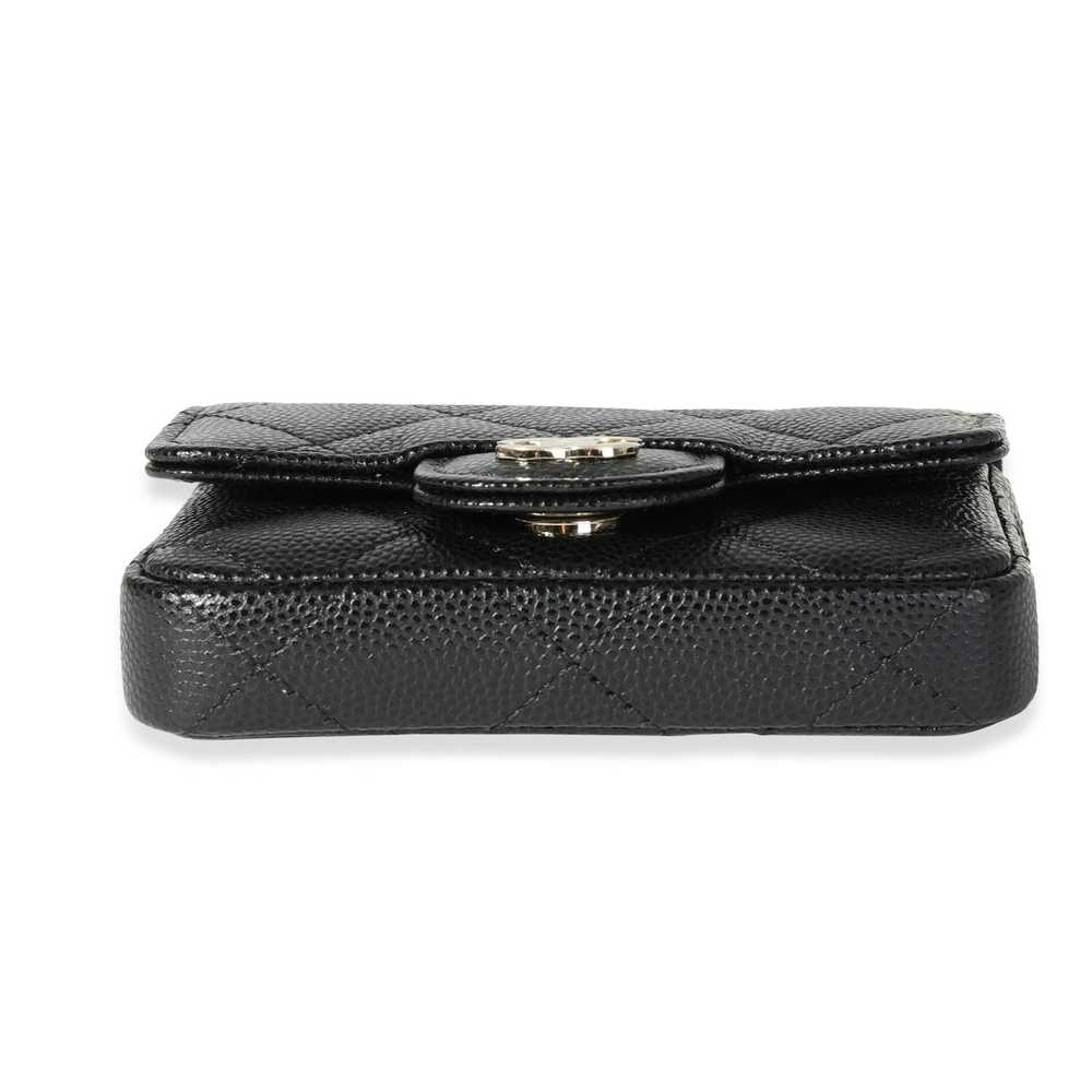 Chanel Chanel Black Quilted Caviar Classic Mini C… - image 5