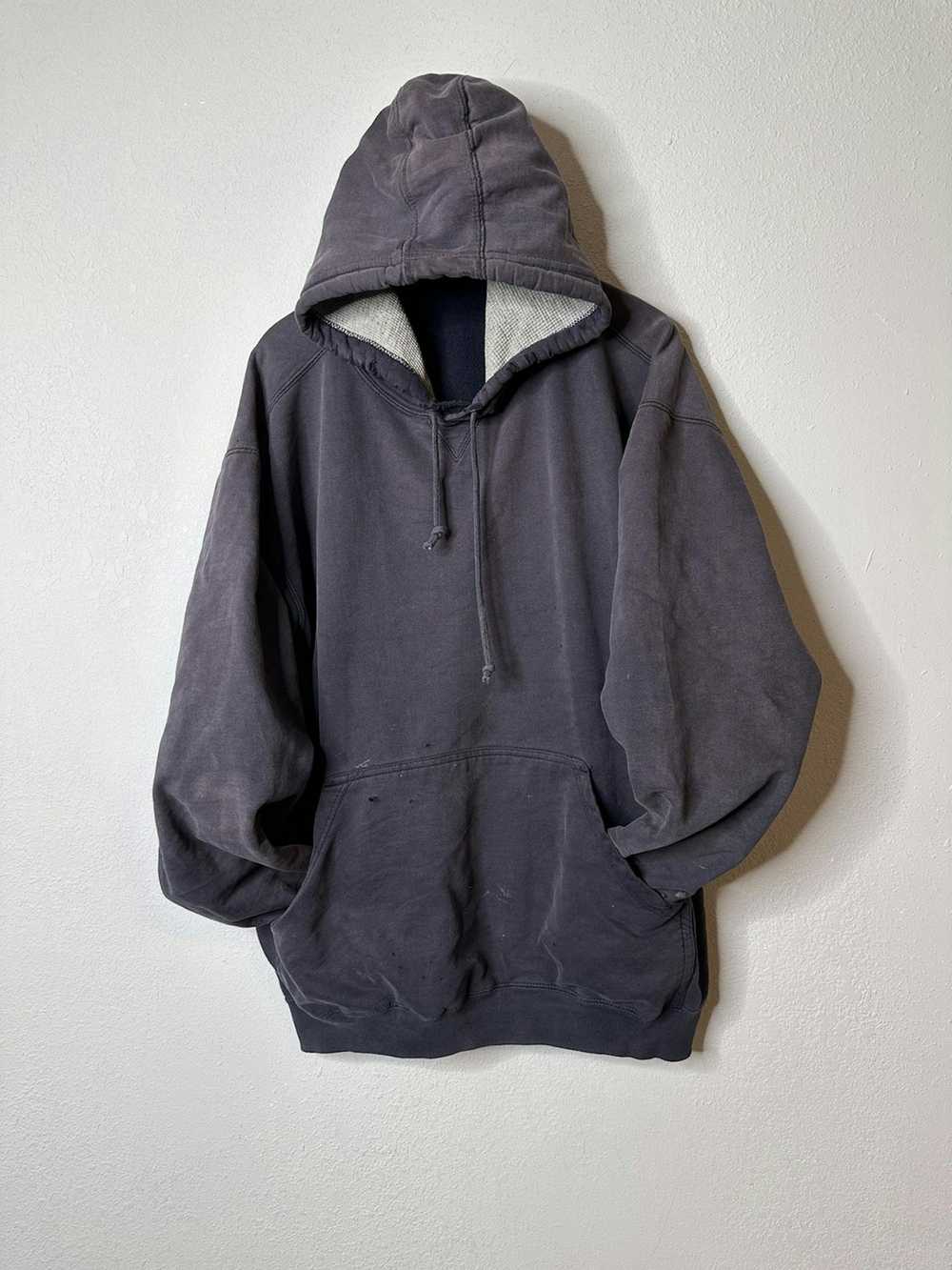 Carhartt Vintage faded workwear hoodie distressed… - image 1