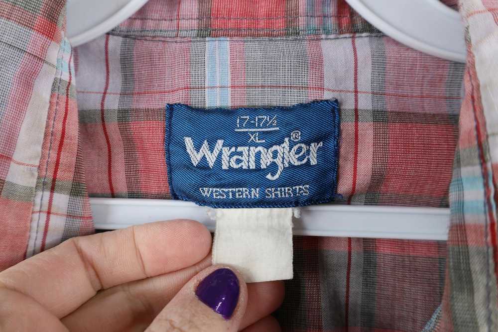 Vintage × Wrangler Vintage 90s Wrangler Snap Butt… - image 6