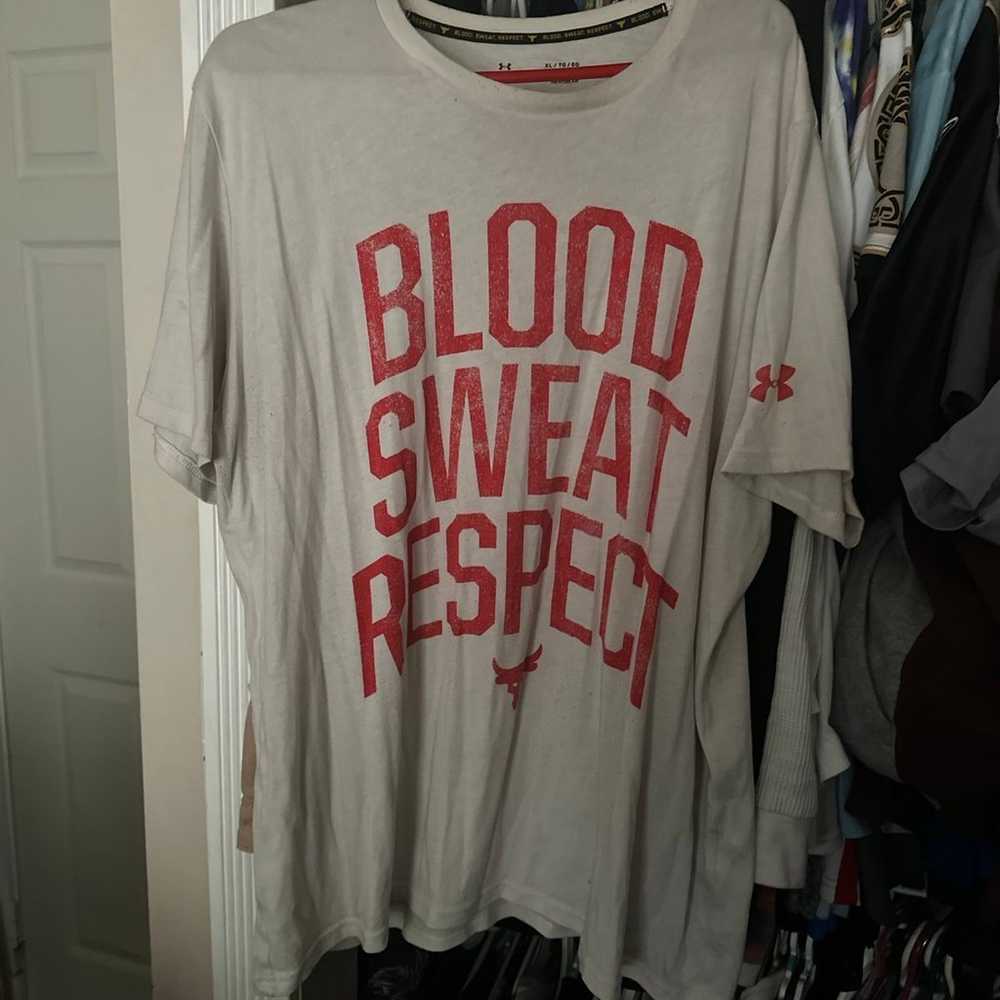 Under Armour Project Rock “Sweat Blood Respect” X… - image 1