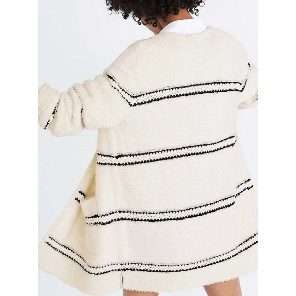 Madewell Madewell Striped Bouclé Cardigan Sweater… - image 2
