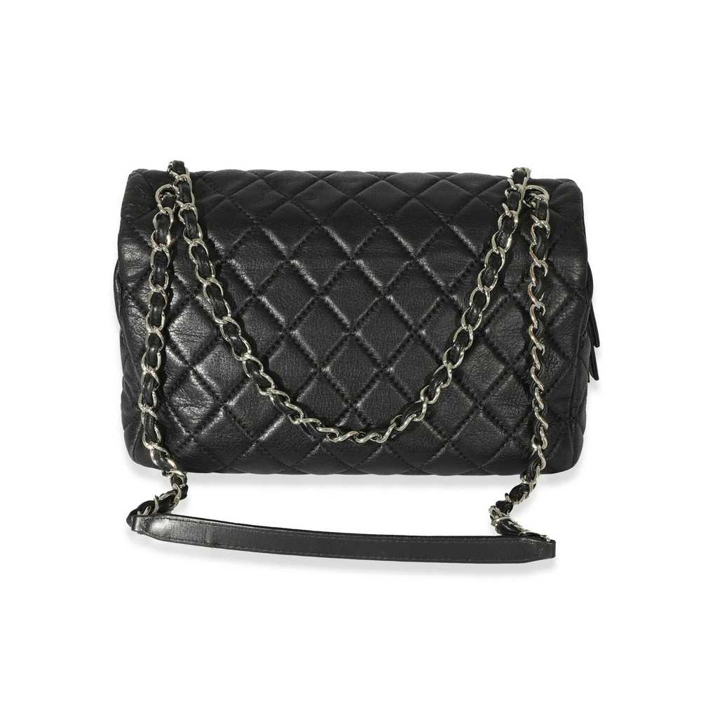 Chanel Chanel Black Leather Casual Journey Flap B… - image 3