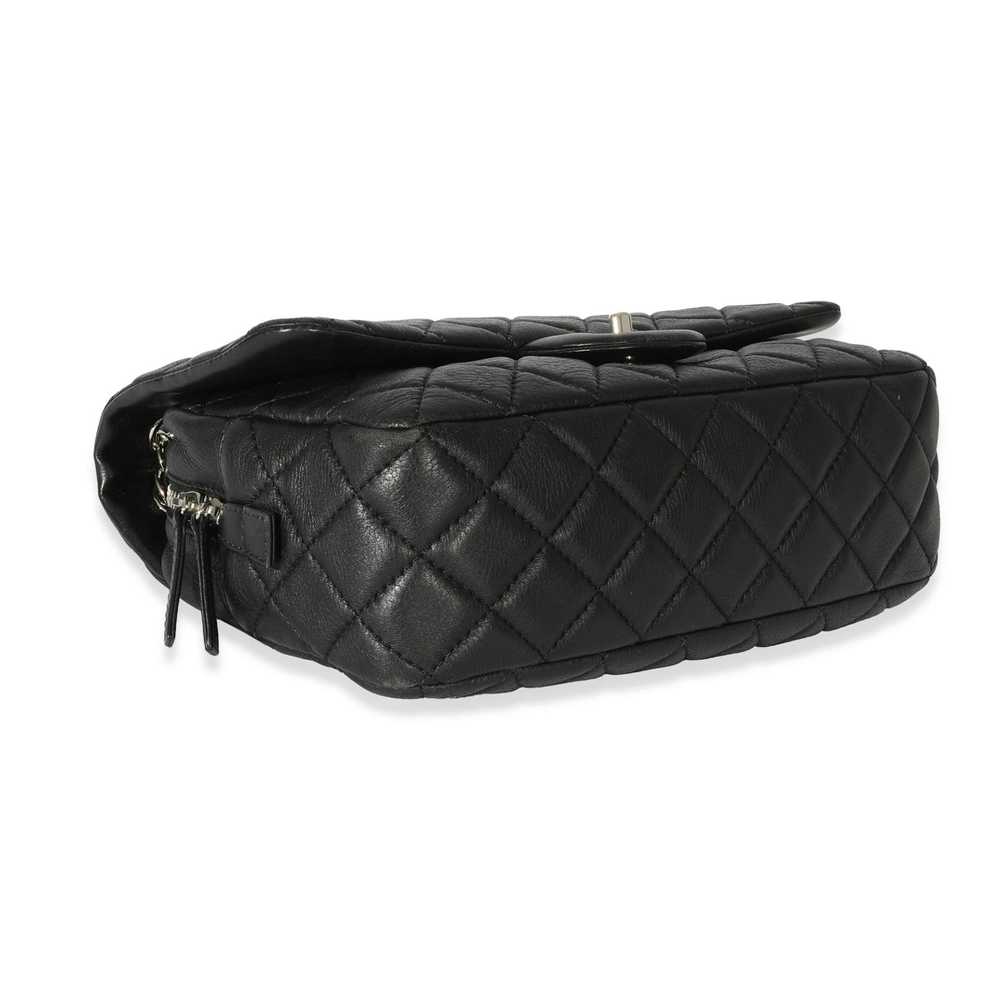 Chanel Chanel Black Leather Casual Journey Flap B… - image 6