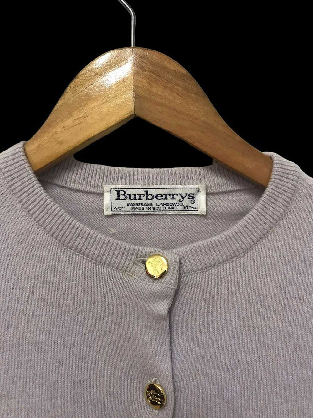 Burberry × Coloured Cable Knit Sweater × Vintage … - image 3