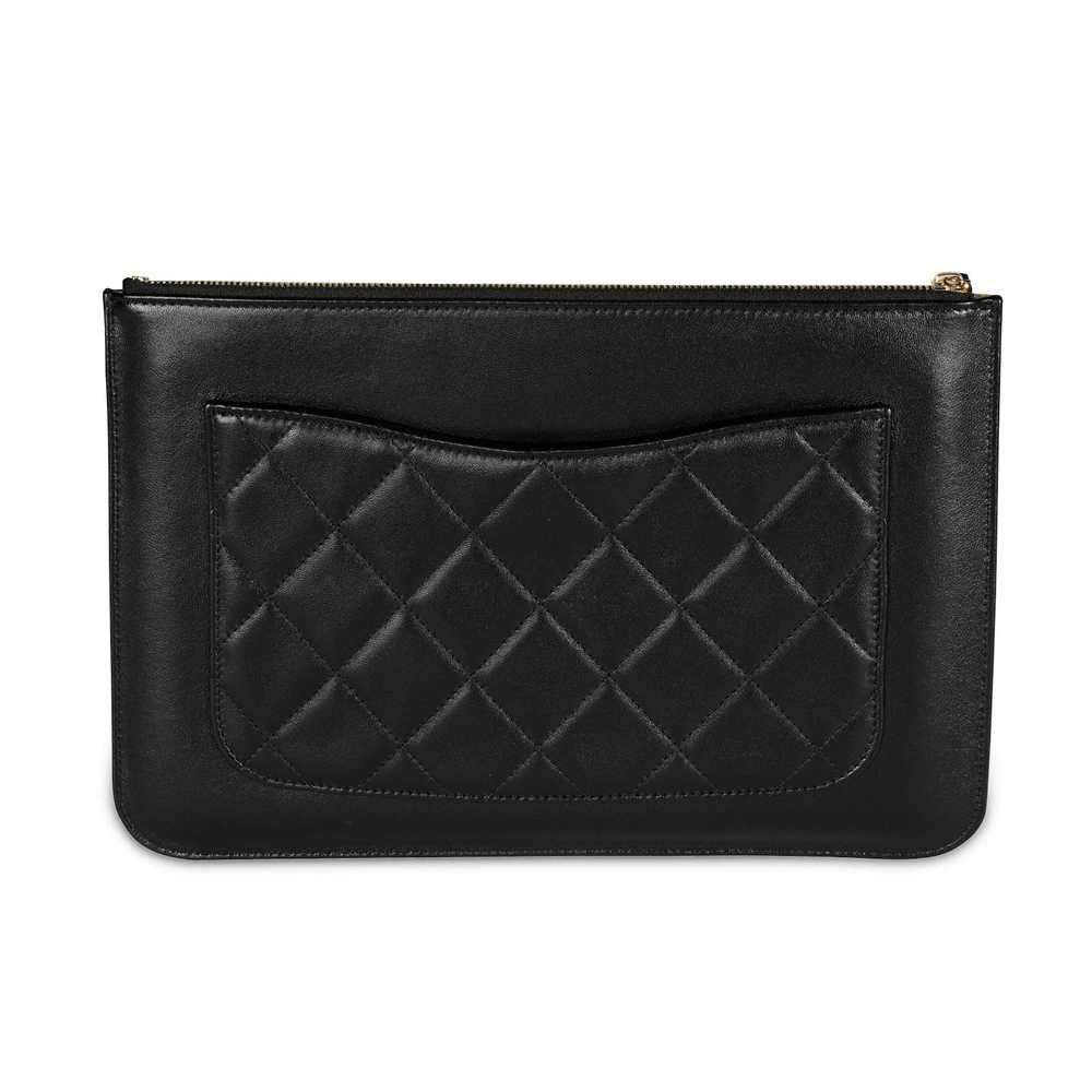 Chanel Chanel Black Lambskin Lucky Charms O Case - image 3