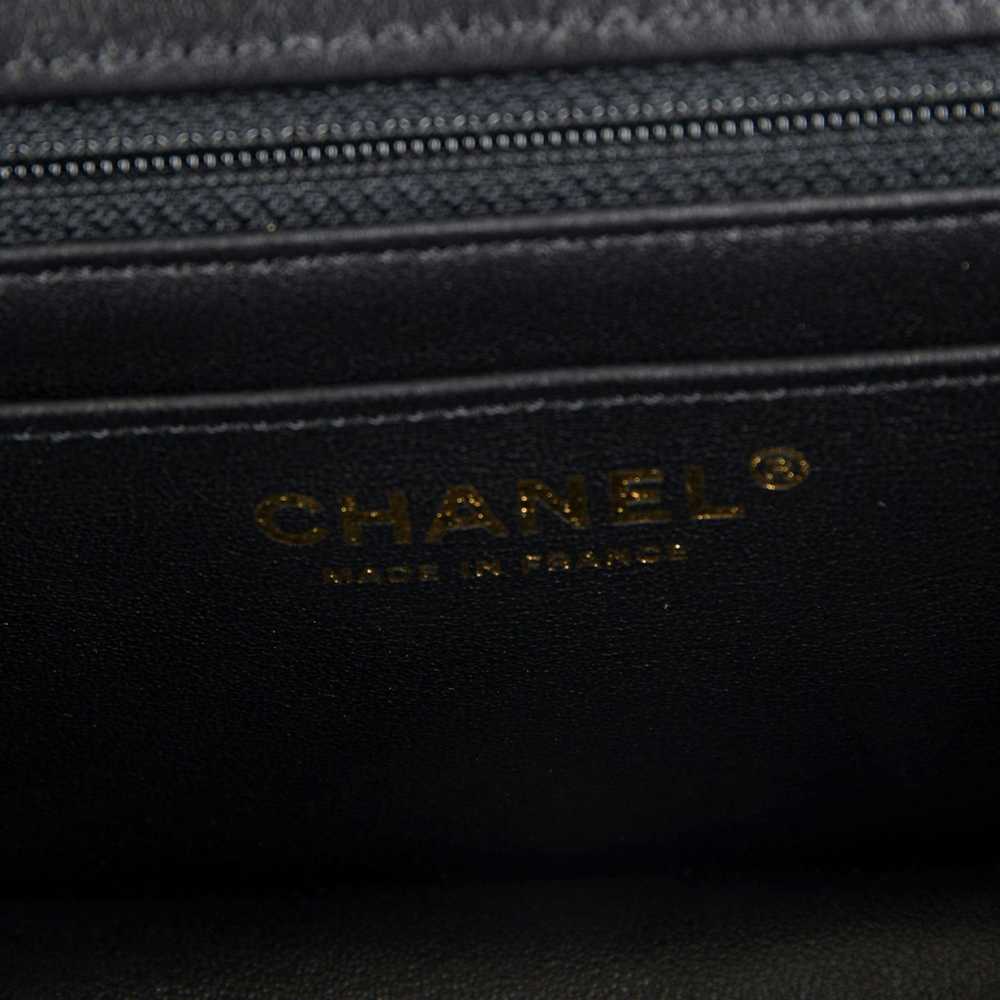 Chanel Chanel Black Crocodile Embossed Graffiti R… - image 5
